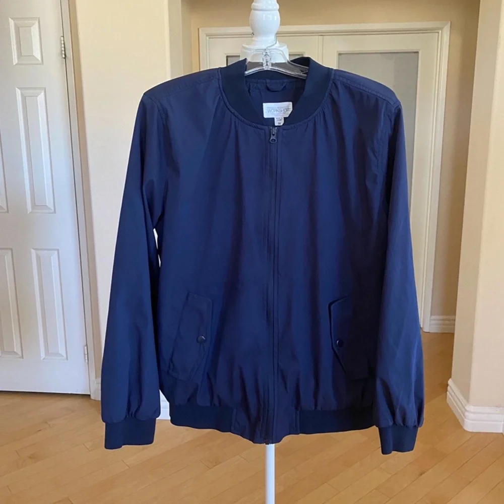 JB Workshop Los Angeles Navy Full Zip Jacket